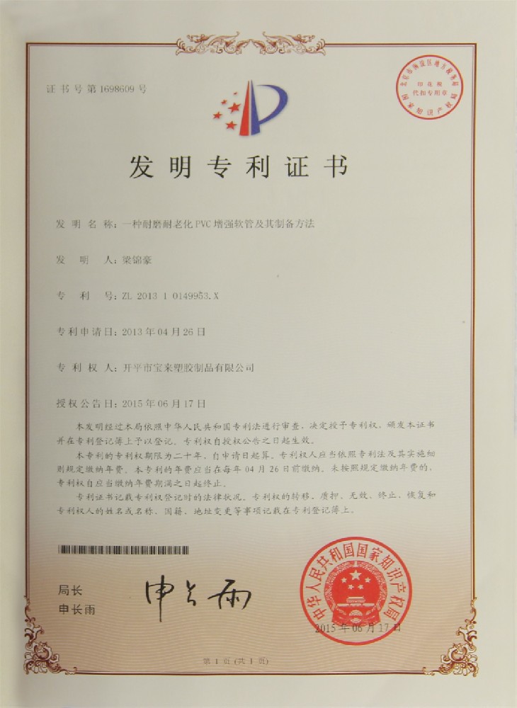 patent for invention